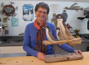 Lynne Shulman in her Falmouth, Maine studio.